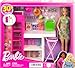 Barbie Doll & 25+ Accessories, Ultimate Pantry Playset with Dollhouse Furniture, Food-Themed Pieces & Sticker Sheet