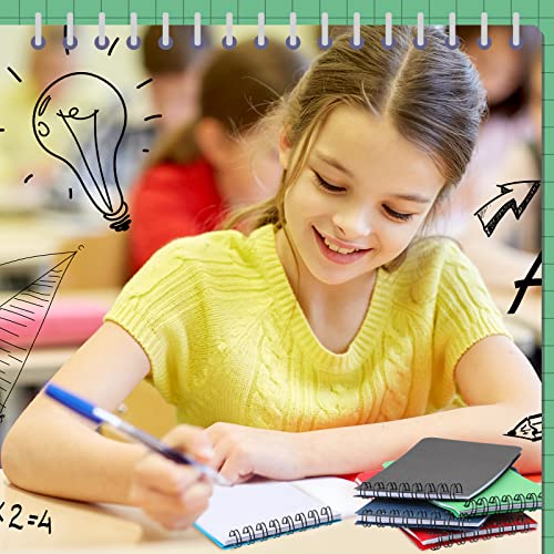 Kisston 120 Pack Small Spiral Notebook Bulk Top Bound Memo Books A7 Pocket Mini Notepad Spiral Memo Pad Lined College Ruled Paper For Home Office Accessories Supplies 10 Assorted Colors (3 X 5 Inch) #TOP6