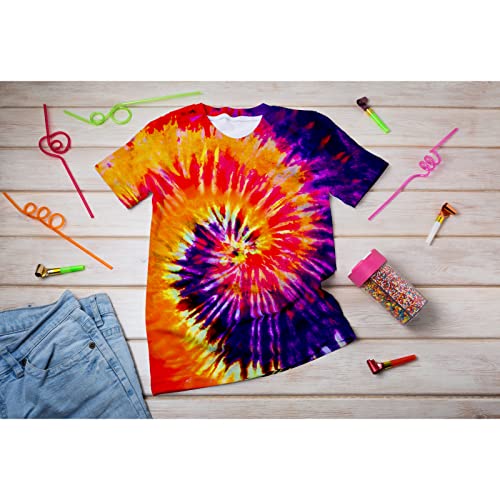Image of Kids Tie Dye Shirt 6-18 Years Children Hippies Senior Tie-Dye Tee Tshirt for Boys' Girls'