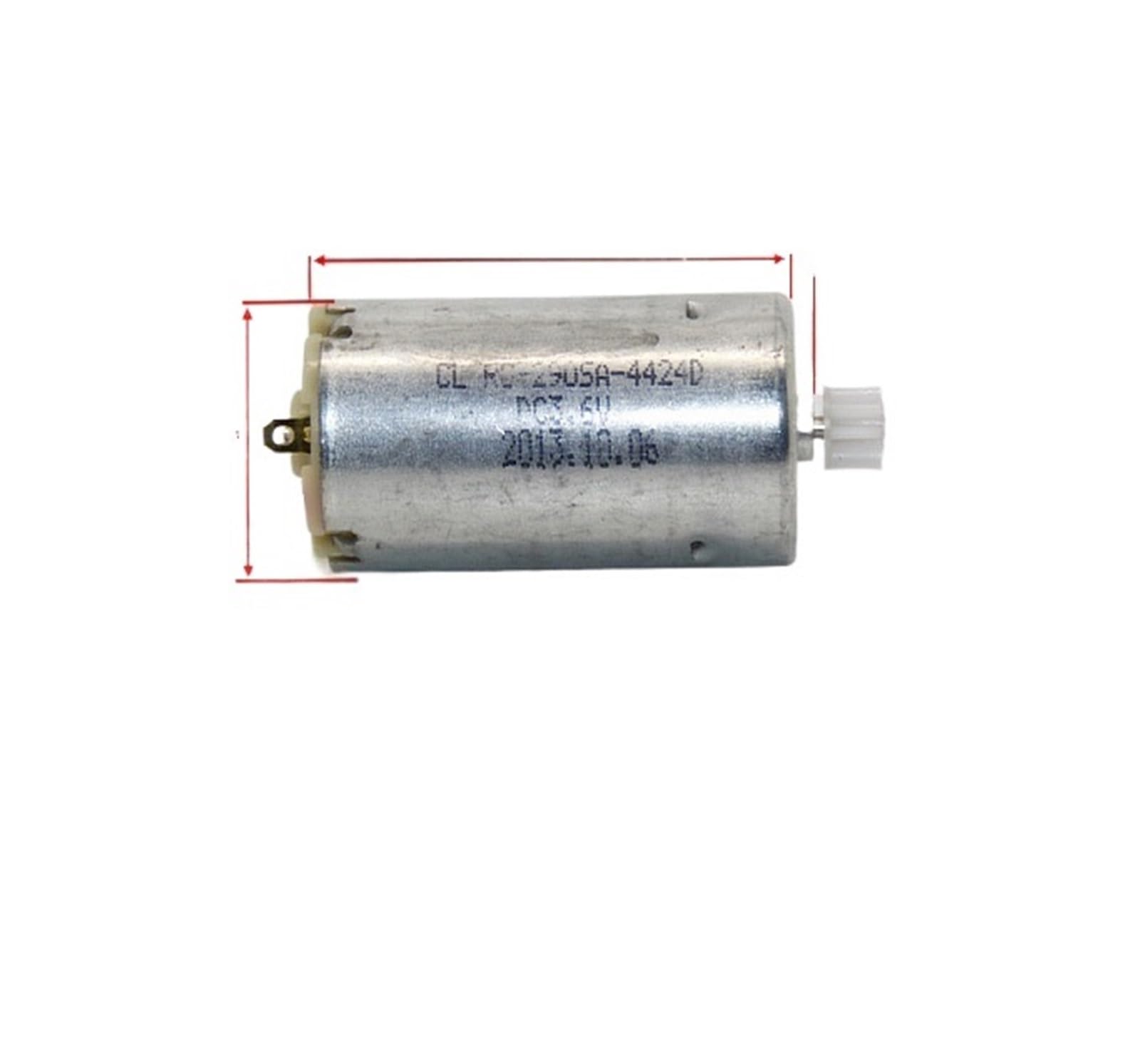 Moteur de perceuse 290 DC 3.6V 15800 TR/Min micro moteur haute vitesse pour jouet et modèle d'avion