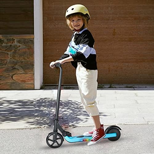 HST L6 Foldable Electric Scooter E Scooter Kids Electric Scooter 200W, up to 6KM/H, 7'' Wheels for Children Blue, Black