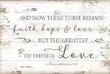 1 Corinthians 13:13 by Jennifer Pugh Art Print, 15 x 10 inches