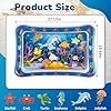 Tummy Time Water Mat for Babies, Inflatable Tummy Time Water Play Mat, with Bright and Colorful Patterns, for Interactive and Fun Early Learning, Ocean-Themed #5