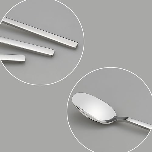 Miniatura 5 de Juego de 12 cucharas de cena de acero inoxidable