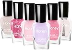 Ensemble de vernis à ongles non toxiques, facile à éplucher et rapide à sec, ensemble de polonais à ongles pour pack, écologique et biologique à base d'eau pour les femmes et les filles (6 Bouteilles)