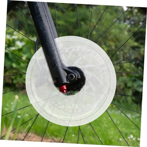 Toddmomy Mountain Bike Flywheel Guard Plate Plastic Wheel Protector Easy Install Bike Chain Cover for Bicycles