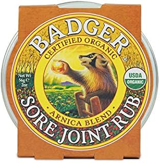 Badger - Sore Joint Rub, Arnica & Black Pepper, Organic Sore Joint Rub