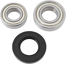 1 Set 6206ZZ 6205ZZ Washing Machine Drum Bearing with Shaft Seal 35" x 62" x 10" Compatible with Bosch Compatible with Siemens