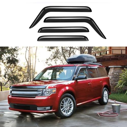 Dark Smoke Vent Window Wind Deflector