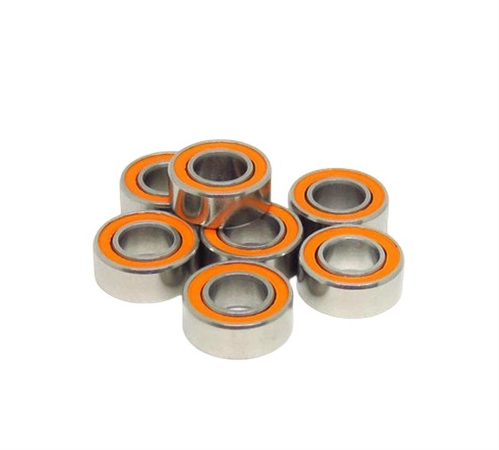 VSPPJYFG Bimetal Seal Shield Micro deep Groove Bearing 1pcs SMR74 2RS CB 4x7x2.5mm Stainless Steel Hybrid Ceramic Ball Bearing Without Grease Fast Turning
