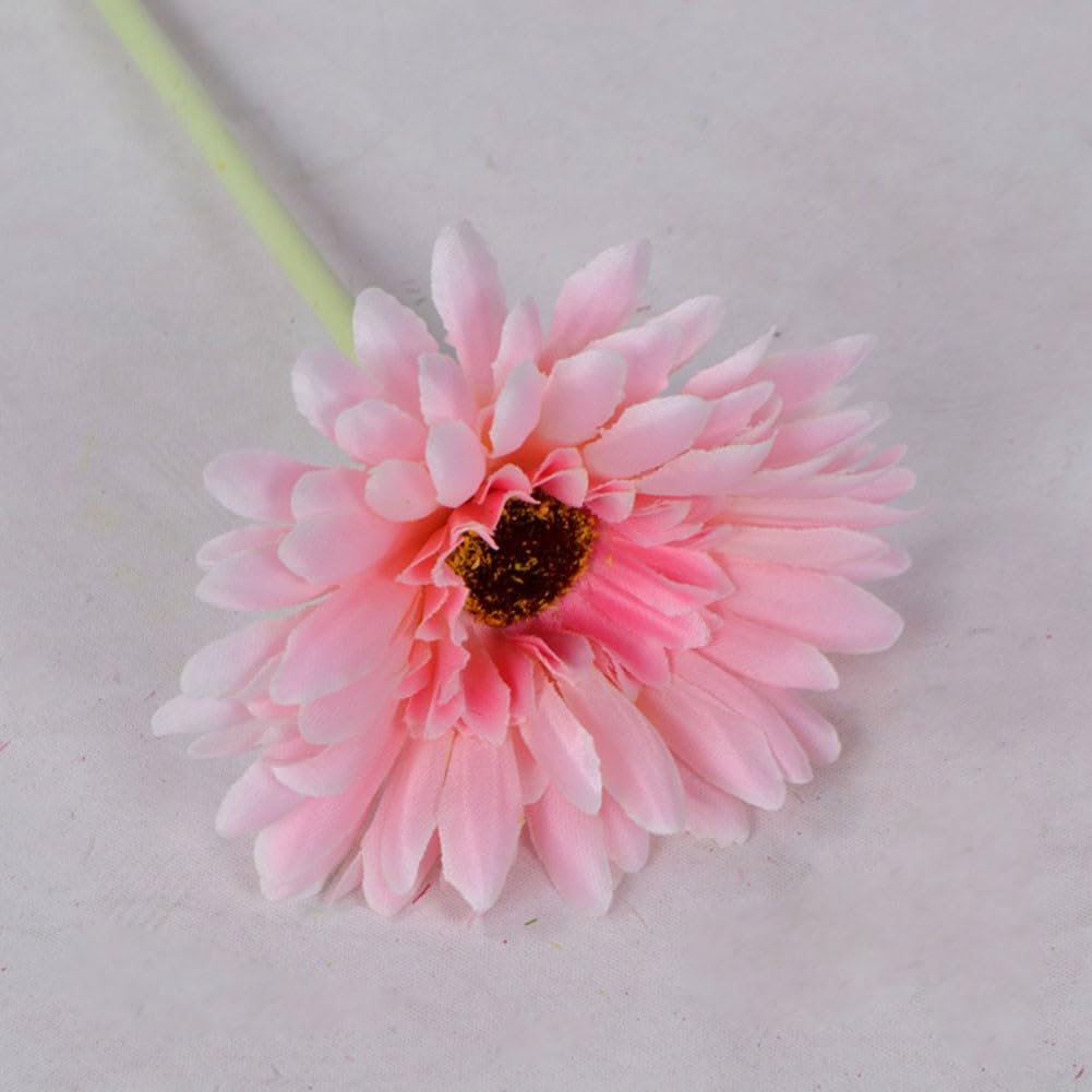 ZYWUOY Artificial Chrysanthemum Balls, Fake Silk Cosmos Flower Home Decoration Flower Heads Wedding Bouquets Floral Arrangement( for PINK)