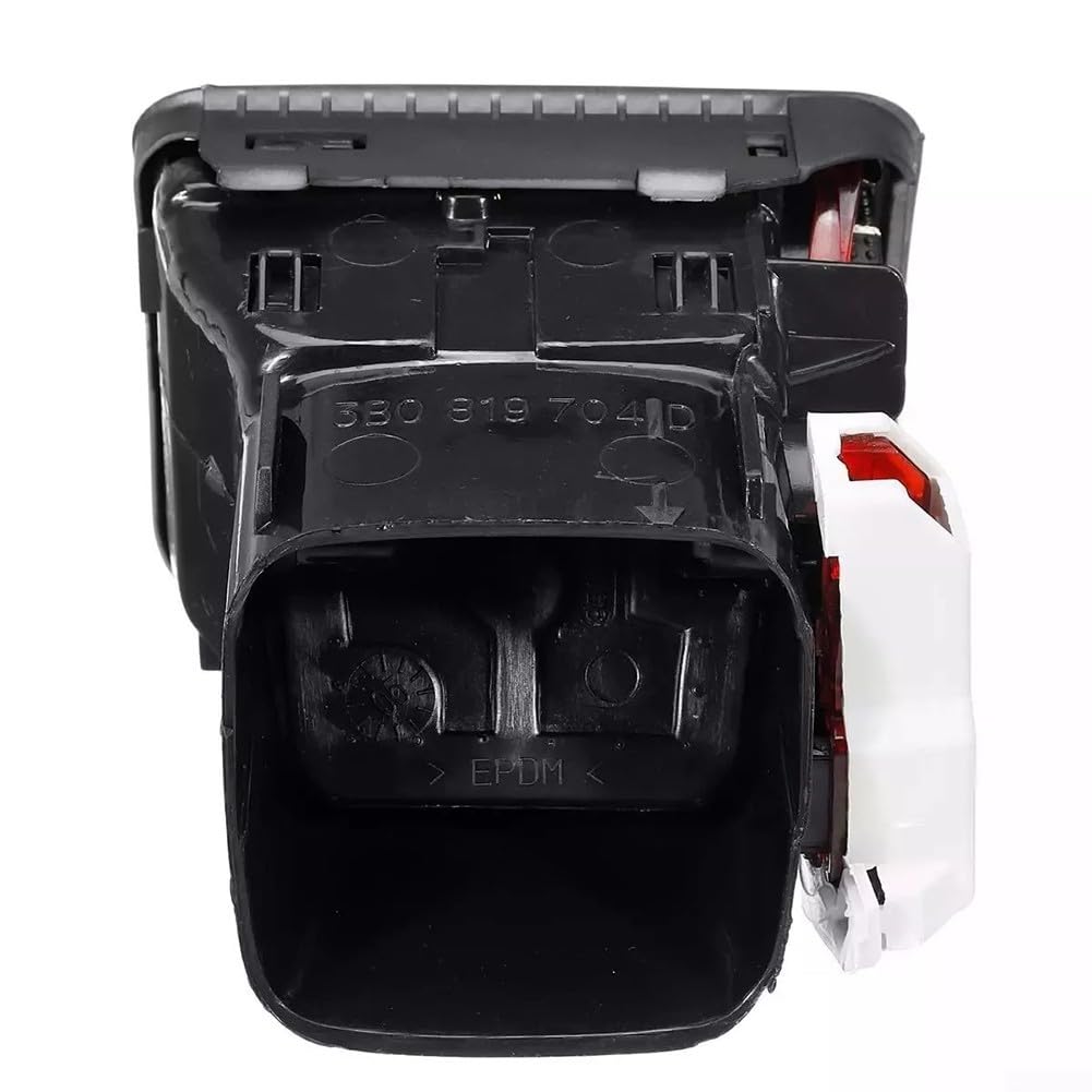 Zentraler Lüftungsauslass A/C Heizung Armaturenbrett Teil kompatibel mit Passat B5 1998 bis 2005 OEM 3B0819728 3B0819703D 3B0819704D