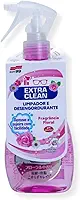 Extra Clean Limpador Desengordurante 200ml Original Soft99 Feito no Japão Limpa Óculos Pincéis de Maquiagem Tela Celular PH Neutro Sem Esfregar Proteção Antibacteriana Espuma Limpadora (Floral)