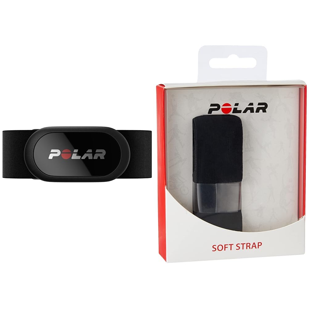 Sensor de frecuencia cardíaca Polar H10, Ant+, Bluetooth, ECG, Sensor de frecuencia cardíaca Resistente al Agua con Correa para el Pecho