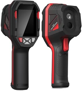 Handheld Infrared Thermal Camera, 120x90 Resolution, -20°C~400°C Range, 25Hz Real-Time Video, 5H Battery for Home/Industrial/Automotive Inspection