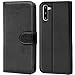 Produktbild Conie® Handy Hülle für Samsung Galaxy Note 10 Etui, Premium Booklet Cover Flip Schutzhülle für Samsung Galaxy Note 10 Tasche, Schwarz