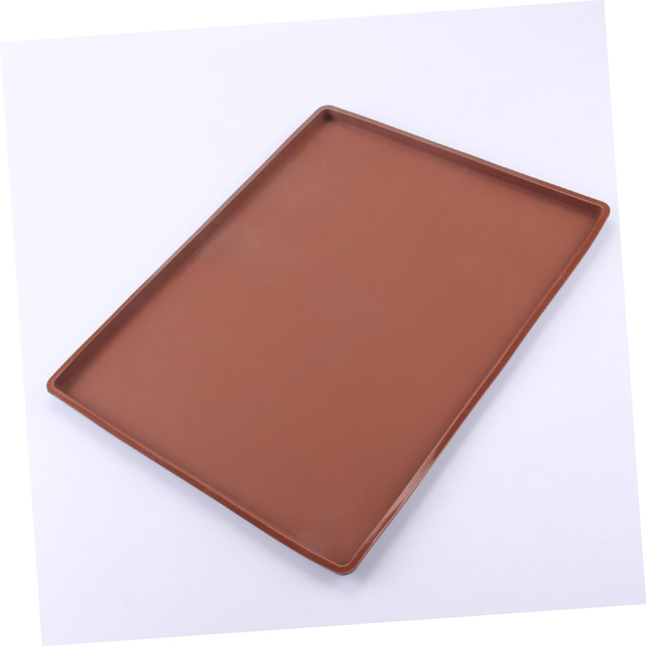 Tapete de Silicona para Hornear L 25874 de Grado Alimentario | Color Marrón, Limpieza Sencilla y Apto para Lavavajillas, para Chocolates y Merengues DIY