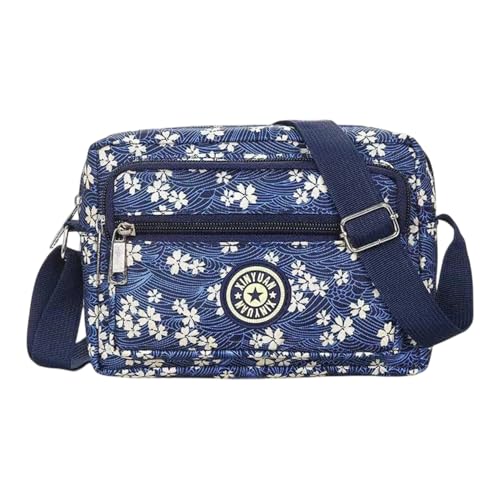 Image of MOMISY Women Mobile Messenger cellphone Bag Ladies Nylon Shoulder Cross Body Long Strap for College, Outing, Travelling, Work