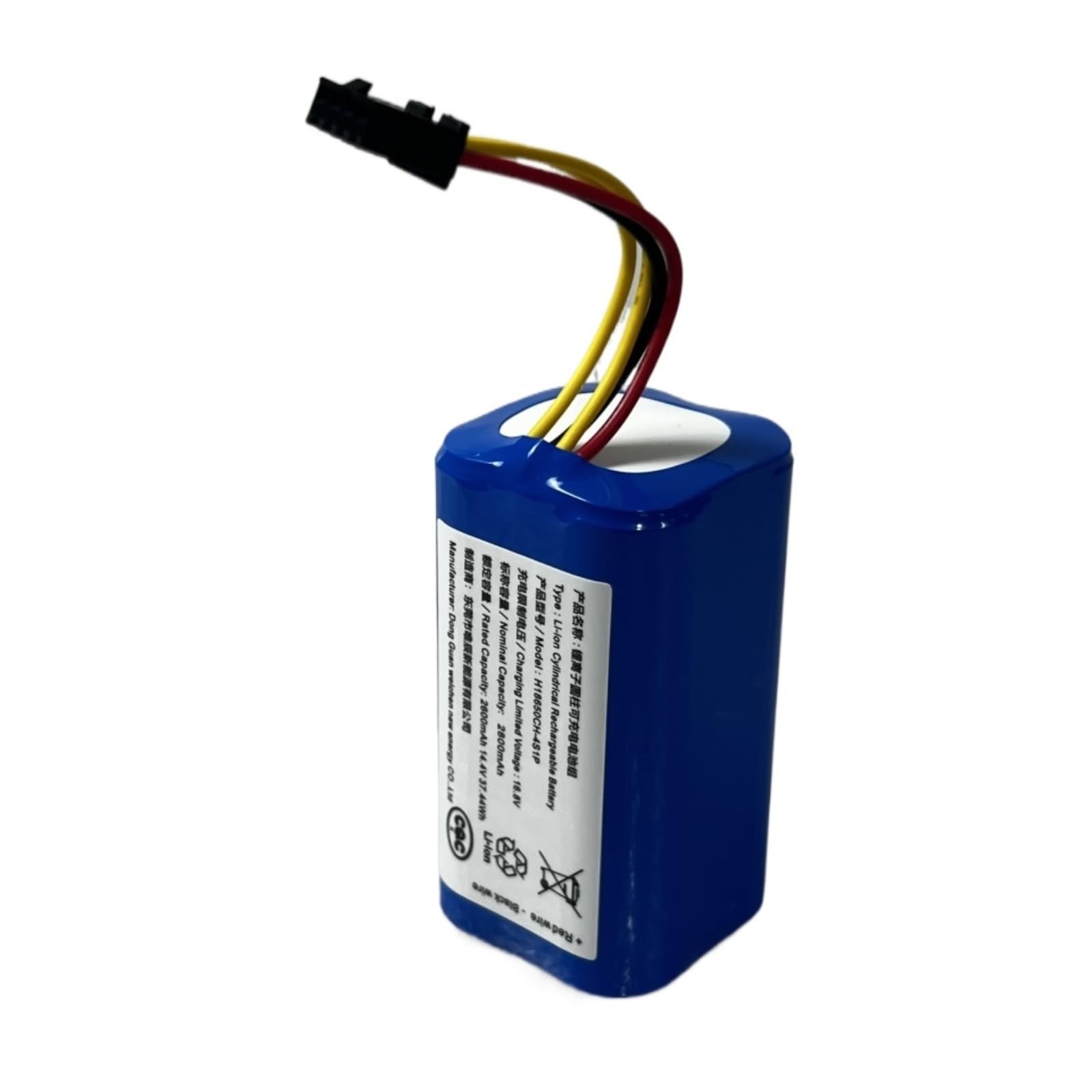 qmcfns Robot Vacuum Replacement Battery Compatible With Deebot CEN540 H18650CH-4S1P 14.8V Rechargeable Battery Pack