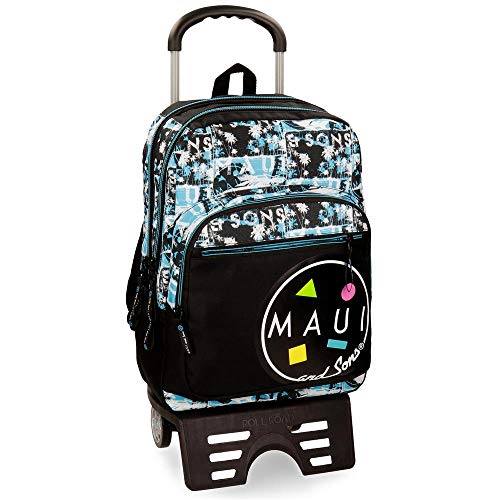 Maui   Sons Shark Mochila escolar 44 cm con carro