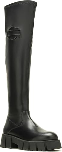 Harley-Davidson Women's Uplift Otk Over-the-Knee Boot, Black, 6.5