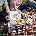 AUUXVA Cooler Bag Large Camping Cooler Tote American Flag Lunch Cooler Bag Insulated Waterproof Lunch Box for Picnic Beach Travel, Reusable Leakproof