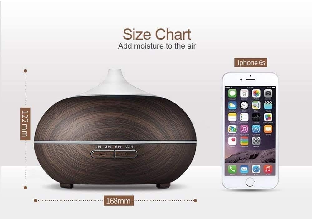 Bracket Light Diffuser Air Humidifier Mute Led Light Mist Nebulizing for Home Ultrasonic Essential Oil Aroma Portable Air Humidifier Purifier Aroma Diffuser Steam Atomizer Cool Mist,White