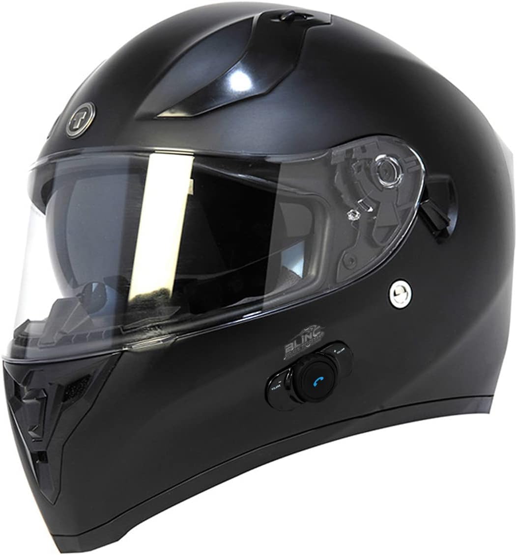 T-15B Full Face Bluetooth Captain Shadow Helmet
