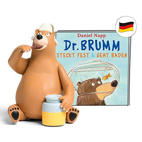 tonies 01-0109 Hörfiguren für Toniebox - Dr. Brumm - Dr. Brumm steckt fest / Dr. Brumm geht Baden - ca. 28 Min. - Ab 3 Jahre -DEUTSCH