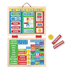 Melissa & Doug My First Daily Magnetic Activities Calendar For Kids, Weather And Seasons Calendar For Preschoolers and…