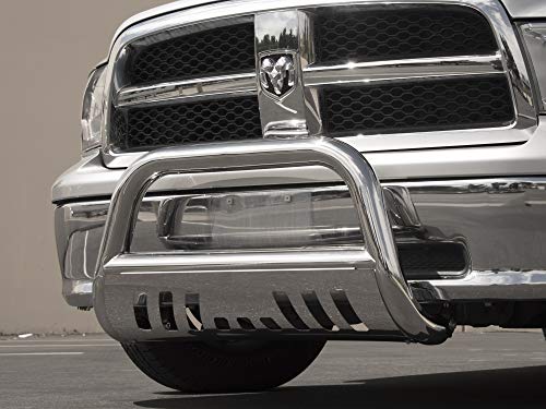 Image of Armordillo USA 7142244 Classic Bull Bar Fits 2004-2010 Dodge Durango - Chrome