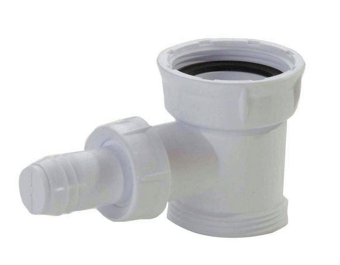 Nicoll Té avec prise pour machine à laver - évier 60 mm