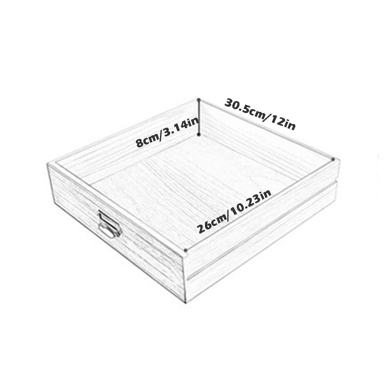 Archivador De Escritorio - Caja De Almacenamiento De Madera Maciza - Organizador De Escritorio, Caja De Almacenamiento con Cajones De Madera Maciza, Organizador