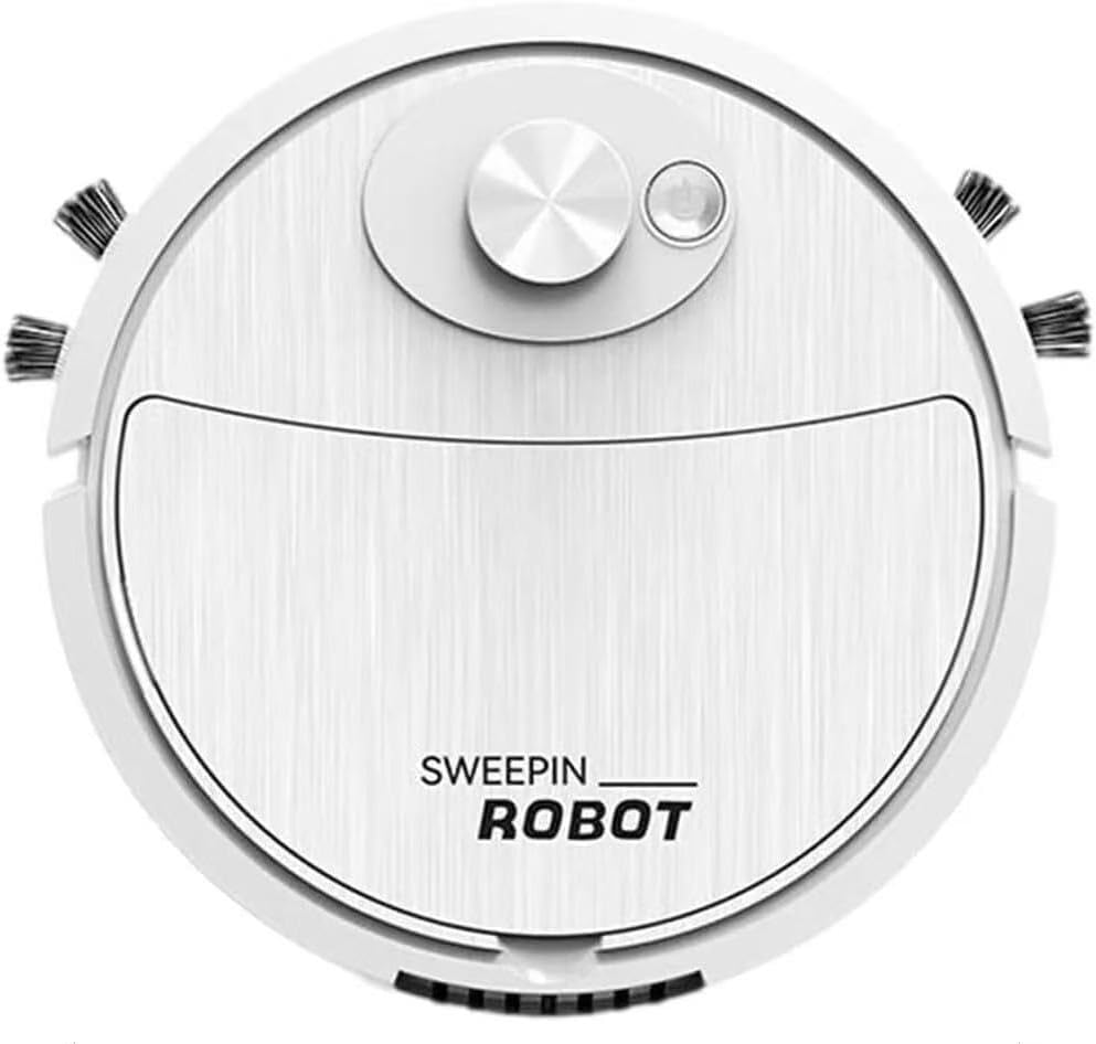 Robot Vacuum and Mop Combo, Automatic Intelligent Cleaning Robot, Ultra-Thin and Silent, Intelligent Navigation,Obstacle AvoidanceB002 (White)