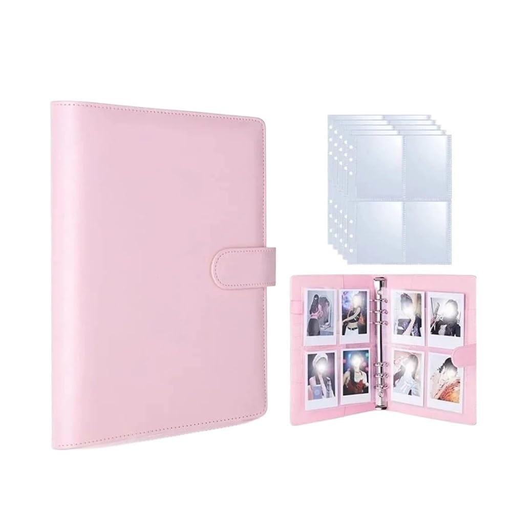 A5 Photocard Binder With 25 Pages 4-Pocket Card Collector Album With 200 Slots Cover Organizing Cards