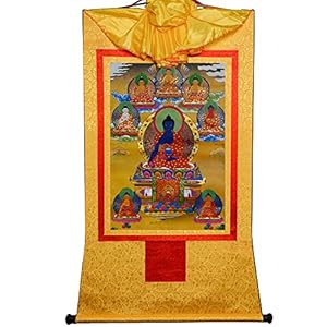 Gandhanra Acht Medizin Buddhas Thangka