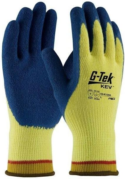 09K1300 Cut Resistant Coated Gloves, A4 Cut Level, Latex, Size-2XL (Dozen of 12)