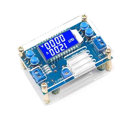 Buck Converter DC-DC 6V-32V to 1.25V-32V Adjustable 6V 12V 24V Ballast Transformer 5A 75W LCD Screen Drop Voltage Transformer CC