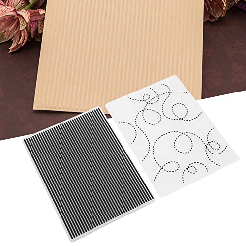 Embossing Template, Embossing Folders Design Embossing Plastic for Elegant Outdoor Invitation Card Envelopes - Image 2