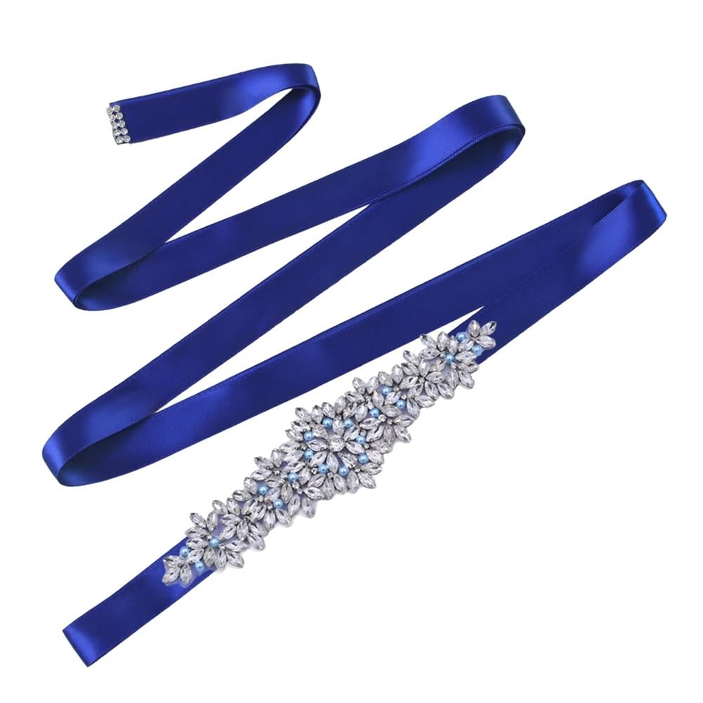Cinturón de boda para decoración de novia, diamantes de imitación cosidos a mano, para fiestas, banquetes, vestidos, accesorios