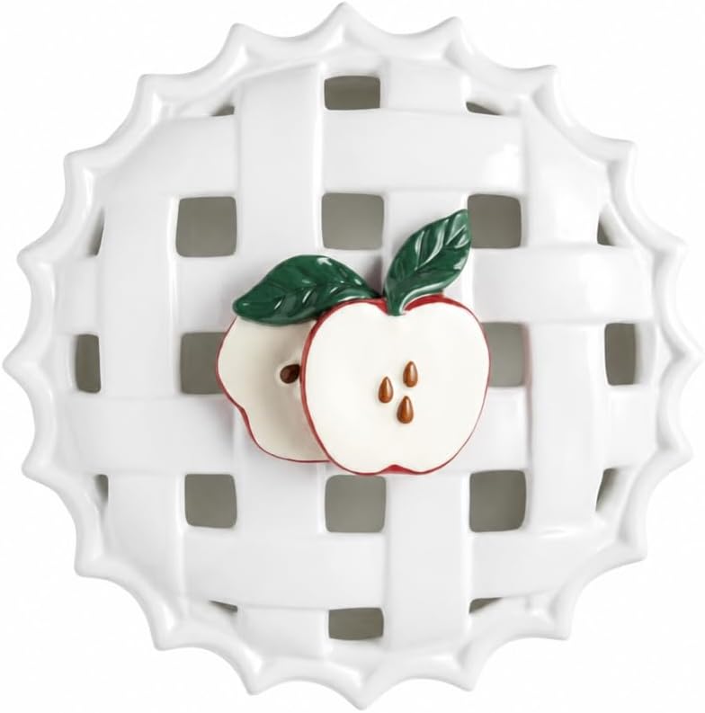 Mud Pie Apple Pie Dish, Bakers, Kitchen Entertaining Piece, Hostess Gift, Seasonal Table Decor, Serveware Gift, Kitchen Decor