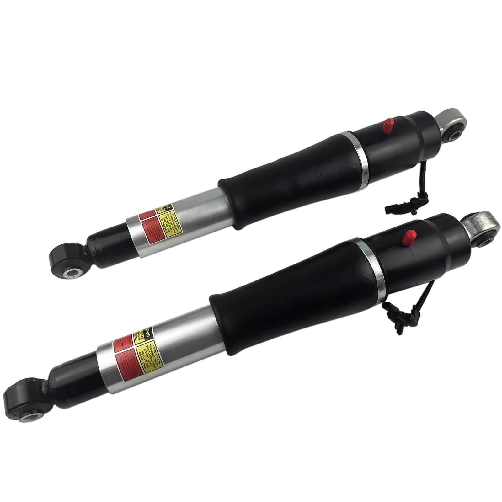 580-1106 84176675 Pair Rear Air Shock Struts Absorbers w/Magnetic Compatible with Cadillac Chevy Suburban 5.3L Tahoe Yukon 6.2L XL 2014-2020 23151122 23267007 23290660(V8 Rear)
