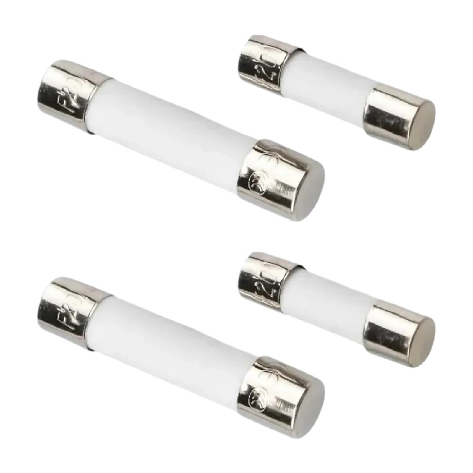 AMP 5 x 20 mm 6 x 30 mm zwinne bezpieczniki rurowe 250 V 0,25 A -30 A (12 A, 5 x 20 mm, 10 szt.)