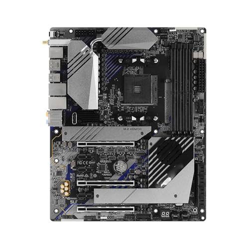 Game Motherboard Fit for ASRock X570 Creator Motherboard Support 5500 5600G 5700X 5700X3D 5800X3D CPU DDR4 M.2 NVME HDMI PCIe 4.0 X570 ATX AM4 Mainboard