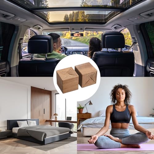 Difusores de aromas de madera uxcell para auto y hogar miniatura 6