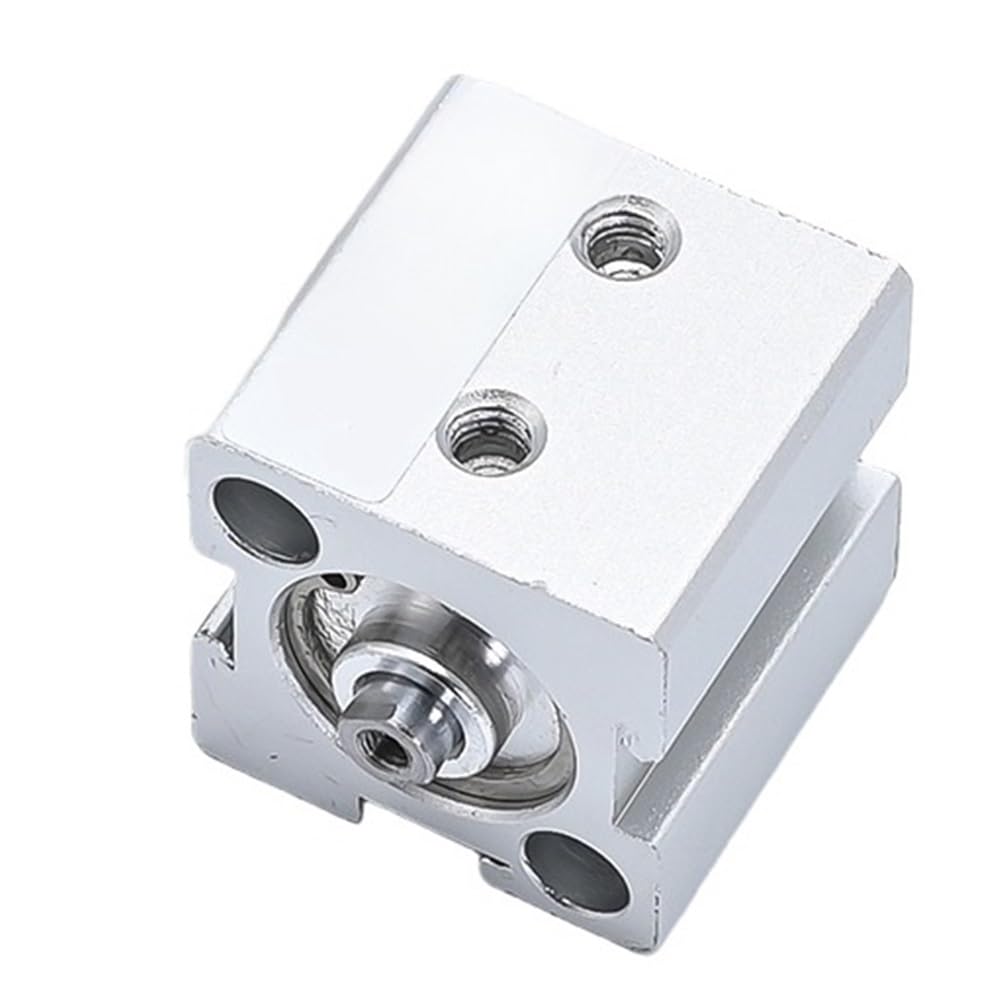 Piston Rod Cylinder SDA Thin Air Cylinder, Rapid Response Pneumatic Compact Stroke Double Action Aluminium Material 1piece(35MM*100MM)