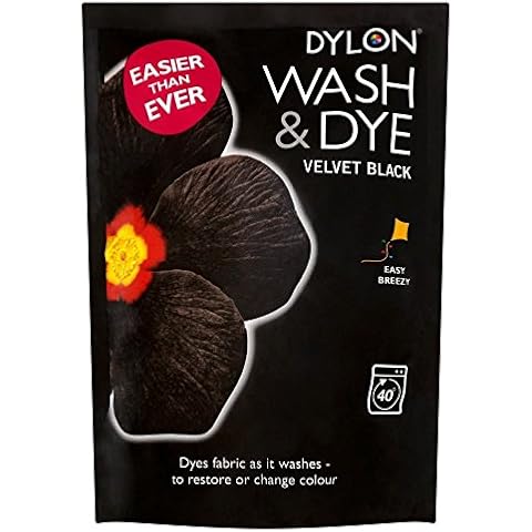 Dylon Velvet Black Fabric Dye, Pack of 2 Cover