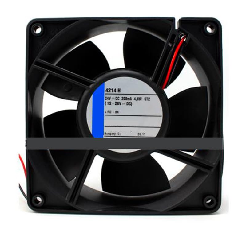 Ventilateur axial 120mm 24V 4214H à haut flux d'air pour refroidissement industriel