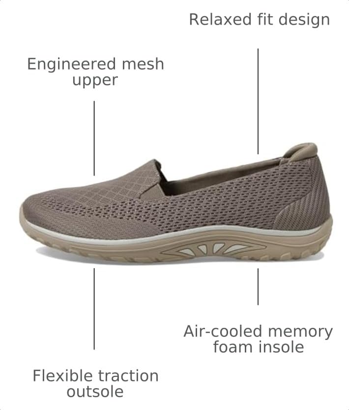 Image of Skechers Women's Reggae 2.0 Fest Willows Vibe | Modern Comfort Casual, Relaxed Fit, Air-Cooled Memory Foam, Machine Washable, Vegan