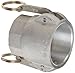 Dixon 6040-D-AL Aluminum Type D Cam and Groove Reducing Hose Fitting, 6" Socket x 4" NPT Female